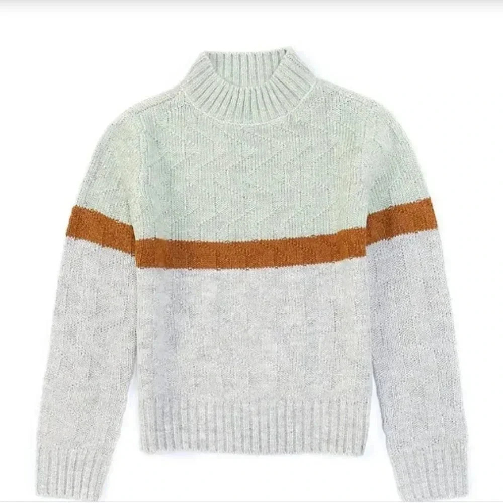 Copper Key Big Girls 7-16 Mock Neck Sweater